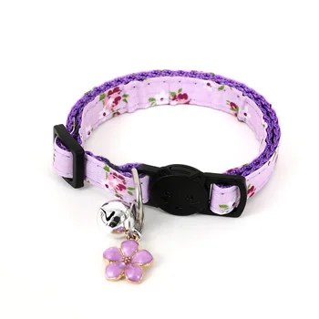 Отстегивающиеся mačka, kao što su ogrlice sa zvončićima i ovjes u obliku cvijeta, podesiva ogrlice za pse i štence, ulica artikli - Slika 2  