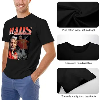 T-shirt Мадса Миккельсена u stilu 90-ih (verzija 3), t-shirt, slatka vrhovima, nova serija, muške majice, kit - Slika 2  