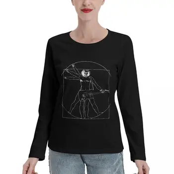 Majice Vetruvian Rock Star dugi rukav, majice za teškaša, sportske majice, majice za žene slobodnog rezanja - Slika 1  