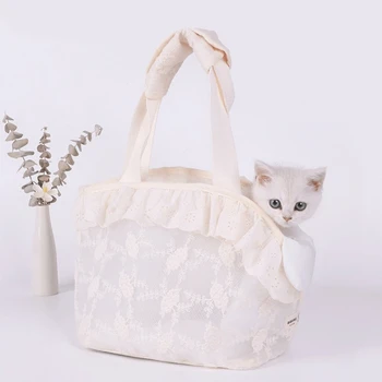 Velika torba-тоут za pse ili mačke, torba za kućne ljubimce, za putovanja na otvorenom za mačke, izletnički torba za putovanje na otvorenom - Slika 2  