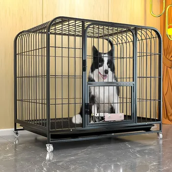 Sklopivi kavez za pse, mačke, velike i male, ograda za vrtić, univerzalni remenica za kućne ljubimce s wc-om, Dom za vile - Slika 1  