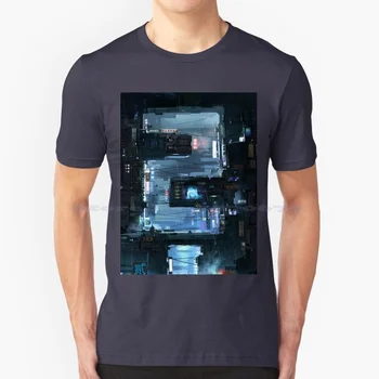T-shirt Ghost In The Shell 2 Neon City, majica od 100% pamuka, anime 