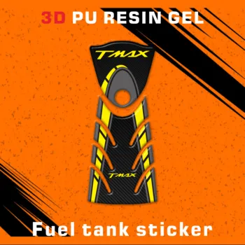 Navlaka za gorivo moto 3D zaštitna oznaka od ugljičnih vlakana, pogodan za TMAX 530 tmax530 - Slika 2  