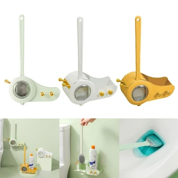 Četka za wc s dugom ručkom, zidni četka za čišćenje s držačem u obliku puža, Domaći sredstvom za pranje, Pribor za kupaonice - Slika 2  