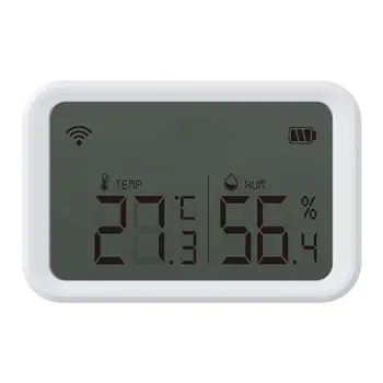 Daljinski upravljač 60,5 ua Inteligentni Senzor Temperature Zigbee 3,0 2,4 Ghz Uz Alexa Google Assistant Detektor Termometar sa LCD Ekran - Slika 1  