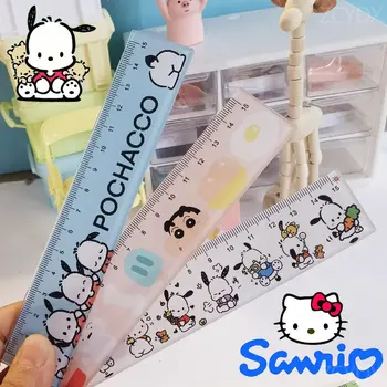15 cm Akril Linija Sanrio Pachacco Slatka anime Djeca Student Mjere Alat za crtanje Linija Školski Pribor Pribadača Linija - Slika 1  