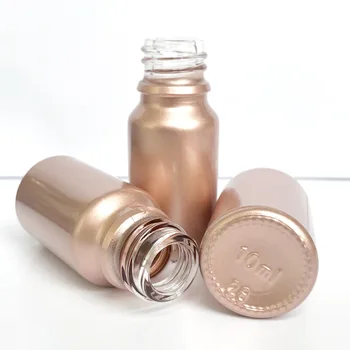 10 ml Boca-капельница od ružičastog zlata sa mat premazom Stakla Prazan, Luksuzno Kozmetičko ulje za višekratnu upotrebu, Mini-pipeta-aplikator za putovanja - Slika 2  