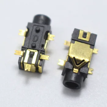10шт PJ-209 2,5 mm 4-pinski konektor za аудиоразъема 2,5 SMD slušalice /slušalice zlatne priključkom - Slika 2  