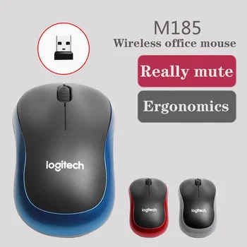 Logitech M185 Tiha Optički Mini Bežični Miš Za Putovanja, Ureda, Zgodan Mali Ručno Osnovna Miš za Mac OS/Windows Mini Pc - Slika 2  
