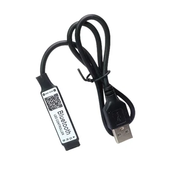 5V USB Powered RGB Bluetooth Controller 4-Pin Led Kontroler Sa 24-push button IR-Daljinski upravljač Za Led Trake 2835 5050 RGB - Slika 1  