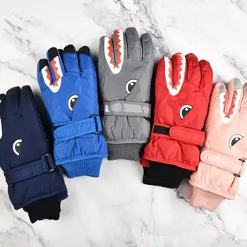 Nove dječje zimske tople rukavice za dječake i djevojčice, skijaške rukavice s dugim rukavima, ветрозащитные vodootporan topla tople rukavice s likom iz crtića - Slika 1  