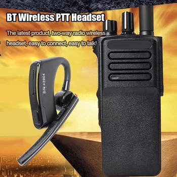 Prijenosni prijenosni radio PZR-slušalice sa mikrofonom, adapter bežične slušalice, kompatibilan s Bluetooth za Motorola EP450 GP88 CP88 - Slika 2  