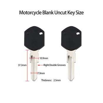 Novi prazan neodrezan ključ za motocikle, crna, Dužina 37 mm, za motocikl KTM, Pomoćni dio, međusobno pribor - Slika 2  