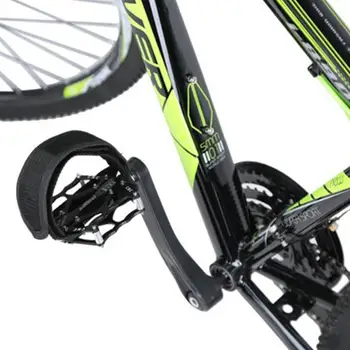 Remen za zaštitu pedaliranje bicikl s vezom, 1pc fiksna prijenos, biciklistička protuklizni dual gumenih traka za pedale, spona za čarapa - Slika 2  
