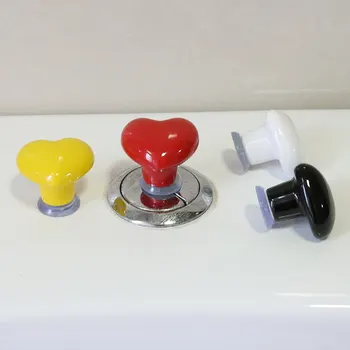 Preša za wc Love Šareni u obliku srca za kupaonicu, gumb za zaštitu spremnika za vodu, uređaj za pomoć ногтям - Slika 1  