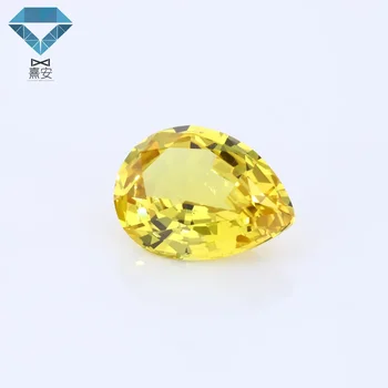 Sintetički žuti dijamant u obliku pagode, laboratorijske dragulj, 123 karat, redizajnirani žuti dijamant - Slika 2  