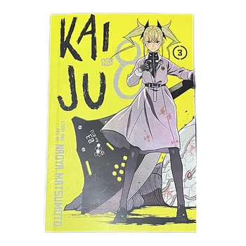 Nova knjiga Anime Kaiju No 8 Vol. 3 Japan Teen Teen Fantasy Znanost Tajna Neizvjesnost Engleski Strip Knjiga Manga Engleska verzija - Slika 1  