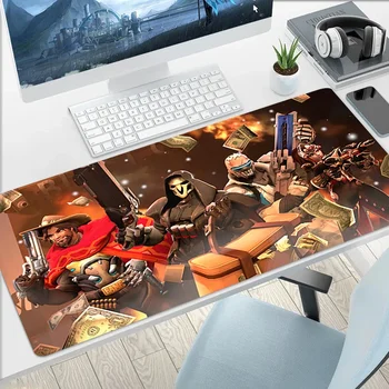 Overwatch D. va Uredski Pribor za desktop mouse-miš Геймерской tipkovnica podloga za miša Gaming Miš-Xxl Veliki Tepih Mause 900x400 - Slika 1  
