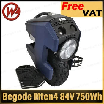 Gotway Begode Mten4 1000W Motor 84V 750Wh Baterija Električni unicycle 11 inča Begode Mten 4 Električno Kolo Nova prednja svjetla - Slika 1  