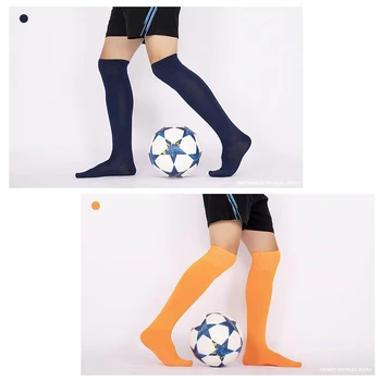 Nogometne čarape Sportski Muški Ženski ravnici neklizajući nadkoljenice Biciklističke golfs Košarkaške duge nogometne čarape - Slika 2  