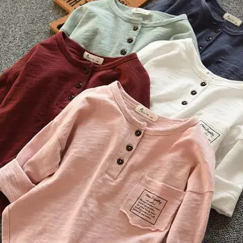 Dječja majica s dugim rukavima, proljeće-jesen 2023, Novi donja košulja za dječake, dječji džemper, slobodan top - Slika 2  