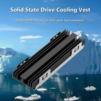 Statički radijator hard disk SSD Aluminij hlađenje M. 2 Radijator statičkog diska M. 2 NGFF NVME Statički radijator tvrdog diska - Slika 2  