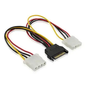 1 ~ 7ШТ Pinski Molex IDE na Tvrdi je Pokretač 2 Serial ATA Kabel za Napajanje SATA Y Splitter Dual Produžni kabel Tvrdog diska u Prilagodnik - Slika 2  