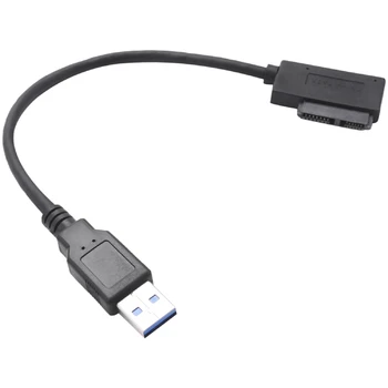 USB 3.0 na 7 + 6 13Pin Slimline SATA za laptop CD/DVD ROM-Kabel-ac ispravljač optičkog pogona - Slika 1  