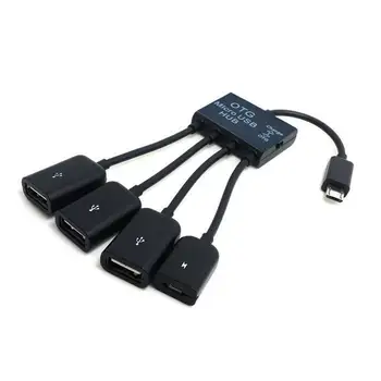 1/2/3PCS Hub Type C sa 4 USB-Hub S nekoliko OTG 4 Luka Type-C, USB Power Charging Hub Kabelski Konektor za Adapter - Slika 2  