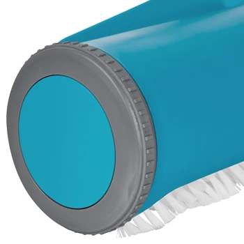 Plava rotirajuća četka za čišćenje bazena od ABS-plastike s утяжеленными gumenim kotačima, BROD SAD - Slika 2  