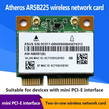 AR5B225 2,4 Ghz-300 M Bežična Bluetooth kompatibilne kartice Mini PCI-E WiFi adapter - Slika 1  
