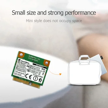 AR5B225 2,4 Ghz-300 M Bežična Bluetooth kompatibilne kartice Mini PCI-E WiFi adapter - Slika 2  