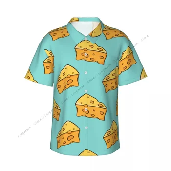 Muška majica sa kratkim rukavima, majica Triangle Cheese Delicious, majice polo majice - Slika 1  