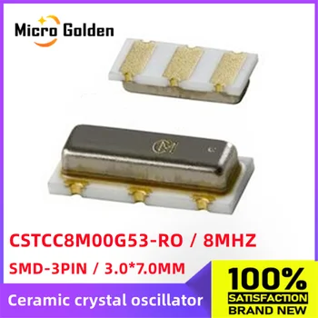 (10шт) CSTCC8M00G53-RO 8M 8MHZ SMD 3070 3Pin 3*7 mm Keramičke kristalni oscilator s kvarcni prigušivačem 8.000 Mhz SMD-3 MURATA - Slika 1  