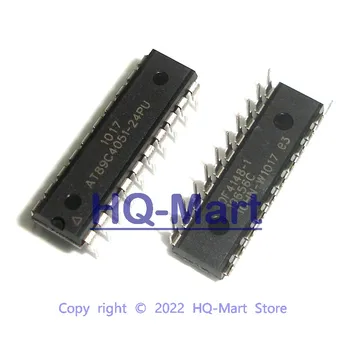 1 KOM AT89C4051-24PU DIP-20 8-bitni mikrokontroler s tako da je čip okrenut Flash MCU 4K Bajta IC - Slika 1  