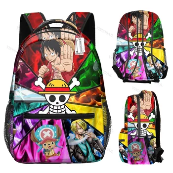 Nama Ruksak One Piece Tematski Školski Đačka Mochila De Viaje za Djecu Nastavna Celina Choppe Anime Figure Torbe Za Knjige Mochila Poklon - Slika 2  
