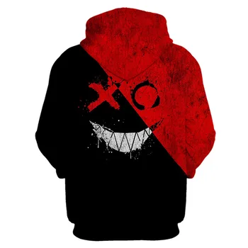 Veste s 3D ispis XO Letter za muškarce/ žene, casual majica sa kapuljačom u stilu hip-hop, pulover, moderan jesensko-zimski kaput s kapuljačom - Slika 2  