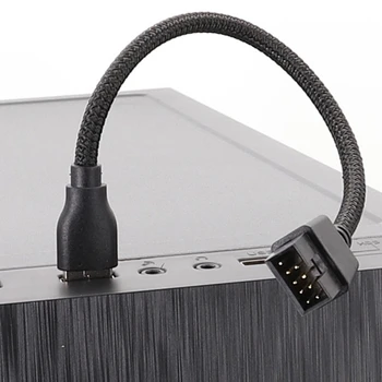 9-pinski konektor za spajanje kabela-produžni kabel matične ploče RAČUNALA s priključkom USB A Pouzdan i trajan, univerzalna kompatibilnost - Slika 2  
