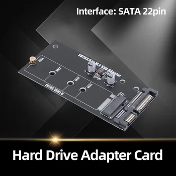 Adapter M. 2 SATA, 22-pinski ssd SSD, конверсионная kartice, nisu potrebni upravljački softver, brzi prijenos podataka za PC-laptopa - Slika 2  