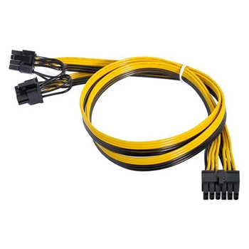 Kabel za Napajanje Grafičke kartice PCI Express od 12Pin Do Dvostrukog 8Pin (6 + 2Pin) Za Corsair AX Serije AX650 AX750 AX850 - Slika 1  