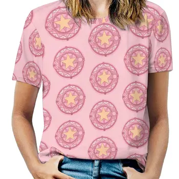 Ženska t-shirt s punim po cijeloj površini Hotmagic Circle, ljetni modni ženske majice s kratkim rukavima i po cijeloj površini - Slika 2  