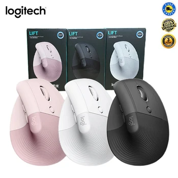 Originalna vertikalni ergonomski miš Logitech Lift Bežični Bluetooth miš Uredski 6-dugme gaming miš sa rezolucijom od 4000 dpi za prijenosna RAČUNALA - Slika 1  