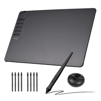 Grafički tablet za crtanje VINSA T1161 ultra-tanki za skiciranje pomoću stylus bez baterije, 8 vrhove pera, 8192 Razinu tlaka - Slika 1  