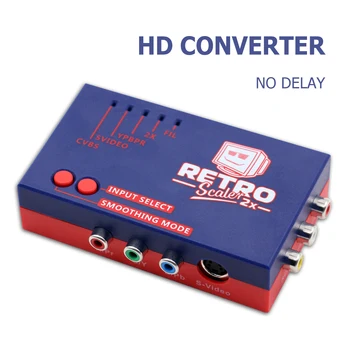RetroScaler 2x A /V-HDMI-kompatibilnu pretvarač i удвоитель redaka, kompatibilan sa priborom za retro gaming konzole za PS2/ N64/NES - Slika 1  
