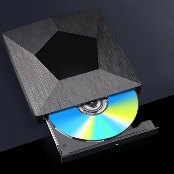 Uređaj za snimanje DVD-USB3.0 Type C CD-player Ultra Slim uređaj za snimanje DVD-a s besplatnim pogon Prijenosni DVD snimač za Windows XP/7/8/10 za macOS - Slika 1  