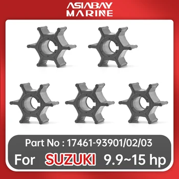 Za Vanbrodskih Motora Suzuki Motor snage 9,9 l. s. 15 l. s. 5 Komada Rotor Vodene Pumpe Lopatice Brodovi Dijelovi DT9.9 DT15 17461 96901 02 03 - Slika 1  