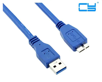 0,3 M do 5,0 M za USB 3.0 Nožica A-Micro B Kabel-Ac Pretvarač Za Vanjski Tvrdi Disk HDD High Speed - Slika 2  