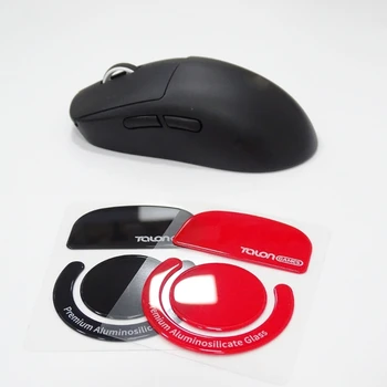 Staklene naljepnice za miša sa zaobljenim rubovima Otirač za noge miša Logitech GPX Izravna isporuka - Slika 1  