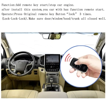 Sustav za daljinsko pokretanje za Toyota Lexus ES200h ES300h UX260h sa OEM tipkom Plug Play - Slika 2  