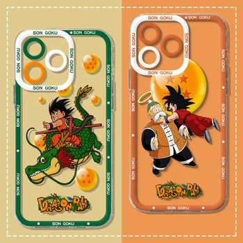 Anime Dragons Lopte San-Goku Torbica Za telefon Samsung A71 a a53 A50 A52 A52S A72 A81 A22 A20S A20 A30 A11 4G 5G Prozirni Poklopac - Slika 2  
